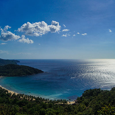 필리핀 바다 풍경 이미지